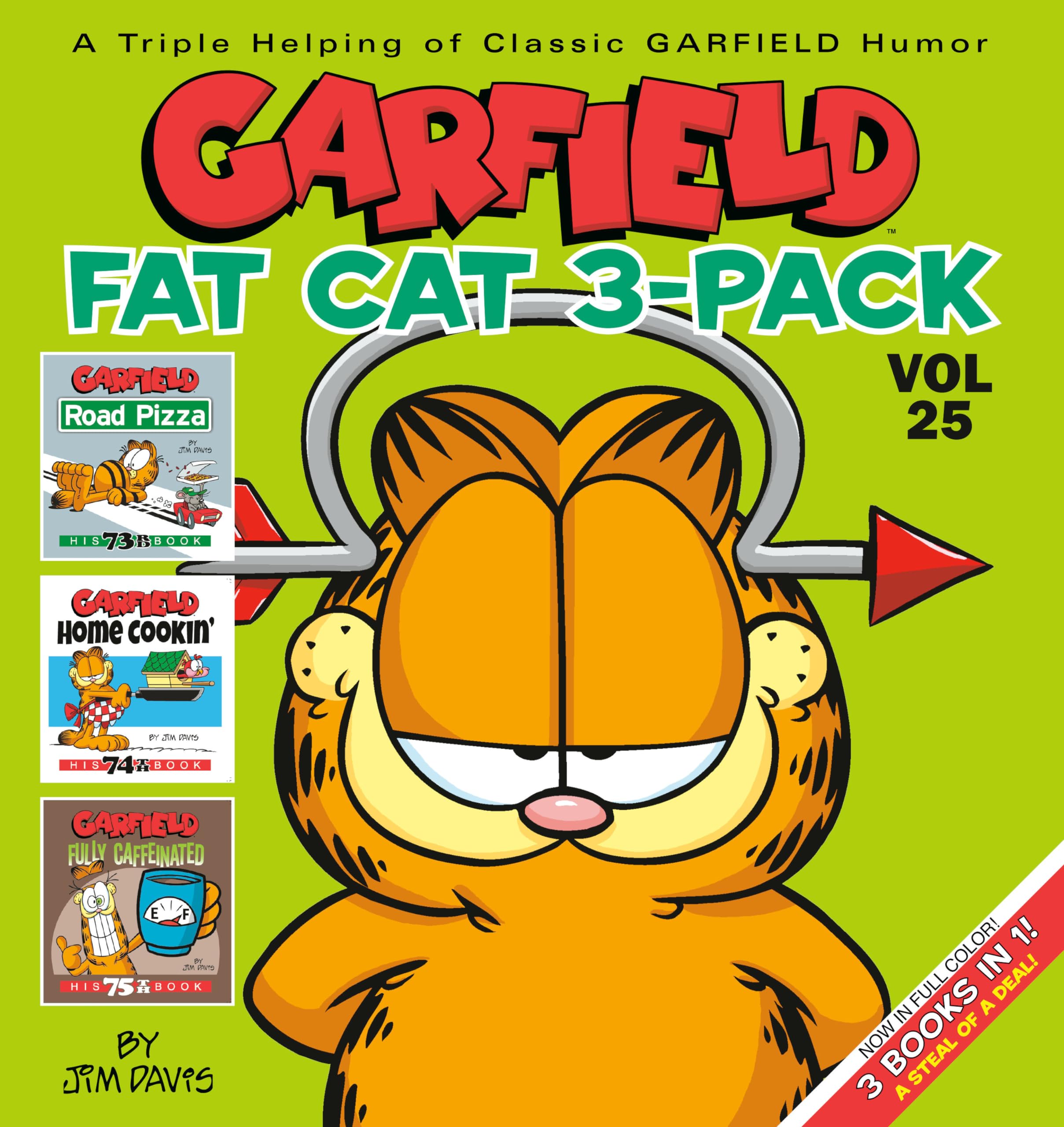 Garfield Fat Cat: Road Pizza / Home Cookin' / Fully Caffeinated